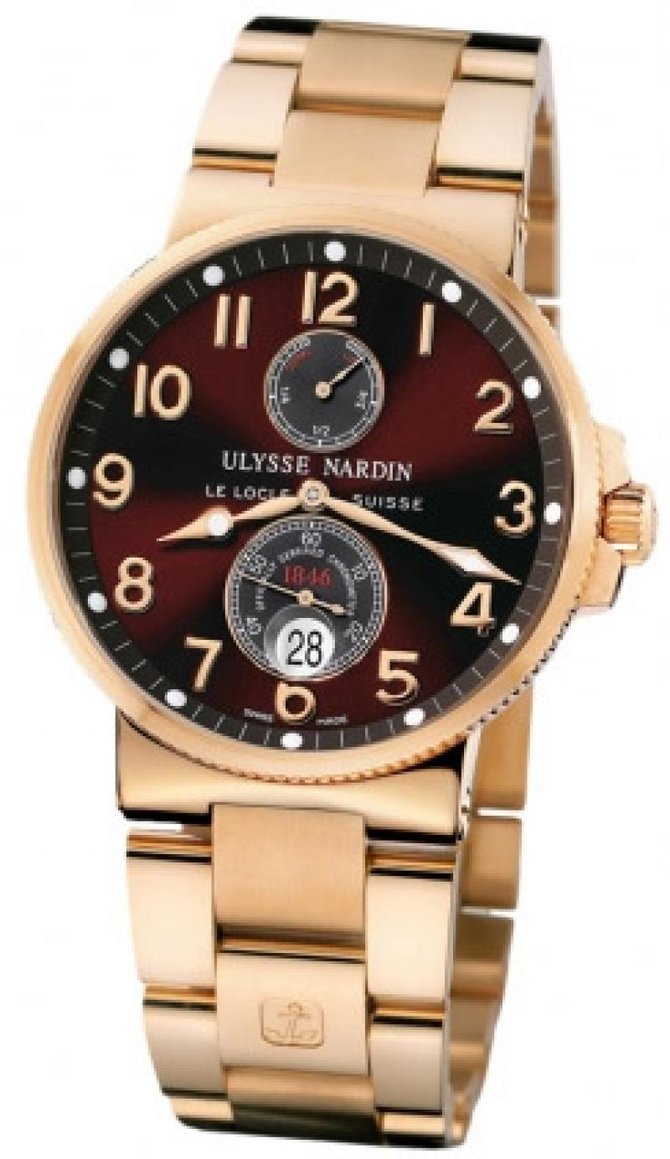 Ulysse Nardin 266-66-8/625 Maxi Marine Chronometer 41mm RG Bracelet