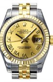 Rolex Datejust Ladies 179173 chrj 26mm Steel and Yellow Gold
