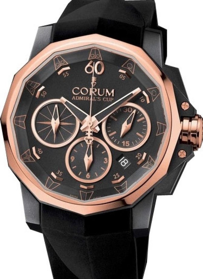 Corum 753.691.93/F371 AN32 Admirals Cup Challenger Admiral's Cup Challenge Black & Gold 44 - фото 1