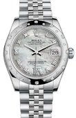 Rolex Datejust 178344 mdrj Datejust 31mm Steel and White Gold