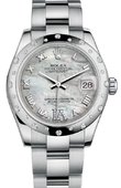 Rolex Datejust 178344 mdro 31mm Steel and White Gold