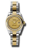 Rolex Datejust Ladies 179163 chro 26mm Steel and Yellow Gold