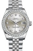 Rolex Datejust 178384 sdj 31mm Steel and White Gold