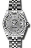 Rolex Datejust 178384 scaj 31mm Steel and White Gold