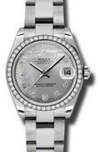 Rolex Datejust 178384 wgdmdao 31mm Steel and White Gold