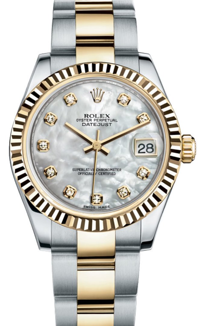 Rolex 178273 mdo Datejust 31mm Steel and Yellow Gold
