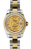 Rolex Datejust Ladies 179173 ygcdo 26mm Steel and Yellow Gold