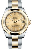 Rolex Часы Rolex Datejust 178243 chio 31mm Steel and Yellow Gold