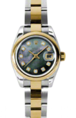 Rolex Datejust Ladies 179163 dkmdo 26mm Steel and Yellow Gold