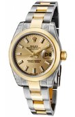 Rolex Datejust Ladies 179163 chso 26mm Steel and Yellow Gold