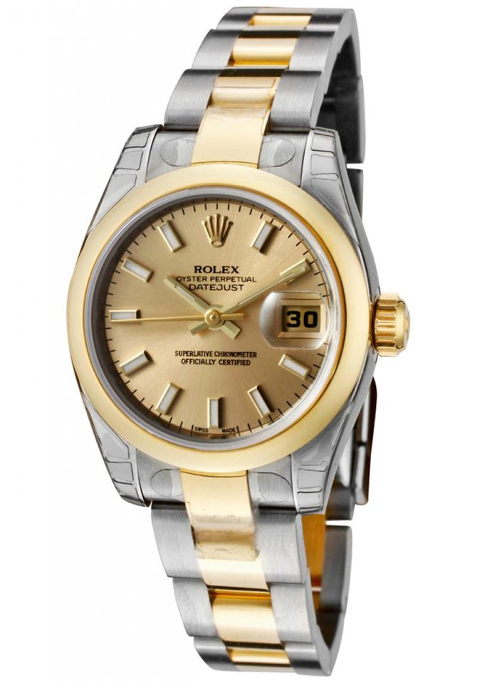 Rolex 179163 chso Datejust Ladies 26mm Steel and Yellow Gold - фото 1