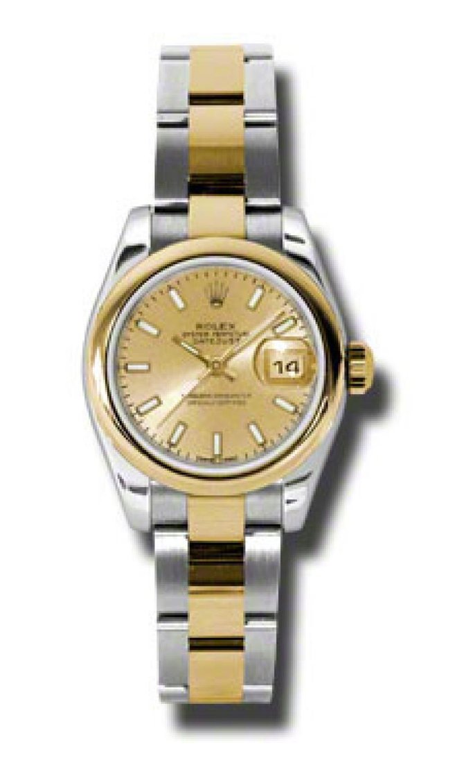 Rolex 179163 chso Datejust Ladies 26mm Steel and Yellow Gold - фото 2