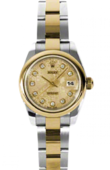 Rolex Datejust Ladies 179163 chjdo 26mm Steel and Yellow Gold