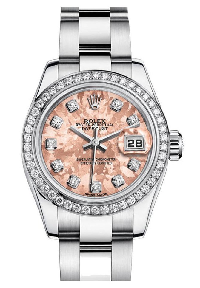 Rolex 179384 Gold Cristals Pink Datejust Ladies 26mm Steel and White Gold - фото 1