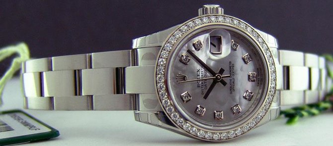 Rolex 179384 mdo Datejust Ladies 26mm Steel and White Gold - фото 6