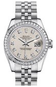 Rolex Datejust Ladies 179384 Ivory 26mm Steel and White Gold