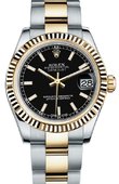Rolex Datejust 178273 bkio 31mm Steel and Yellow Gold