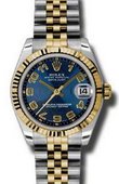 Rolex Datejust 178273 blcaj 31mm Steel and Yellow Gold