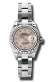 Rolex Datejust Ladies 179174 mpdro 26mm Steel and White Gold