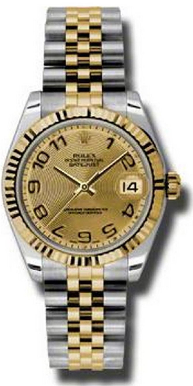 Rolex 178273 chcaj Datejust 31mm Steel and Yellow Gold - фото 1