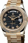 Rolex Day-Date 218238 black Yellow Gold