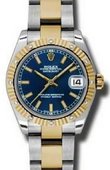 Rolex Datejust 178313 blio 31mm Steel and Yellow Gold