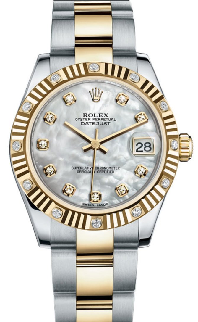 Rolex 178313 mdo Datejust 31mm Steel and Yellow Gold