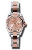 Rolex Datejust Ladies 179161 pso 26mm Steel and Everose Gold
