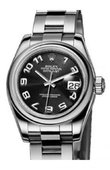 Rolex Часы Rolex Datejust Ladies 179160 Black 26mm Steel