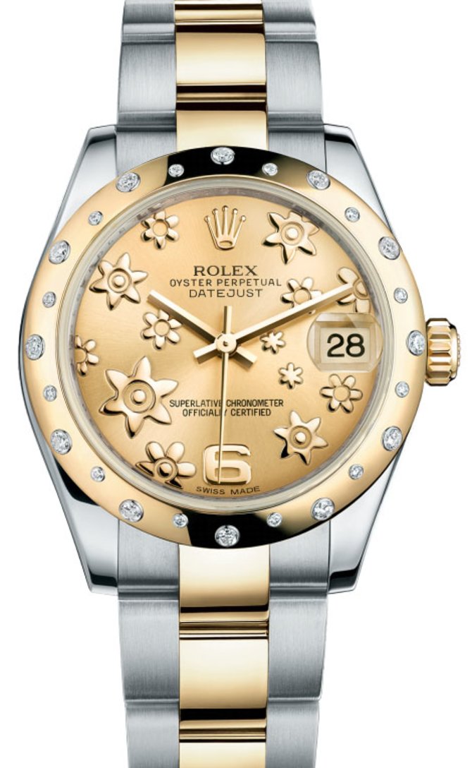 Rolex 178343 chfo Datejust 31mm Steel and Yellow Gold