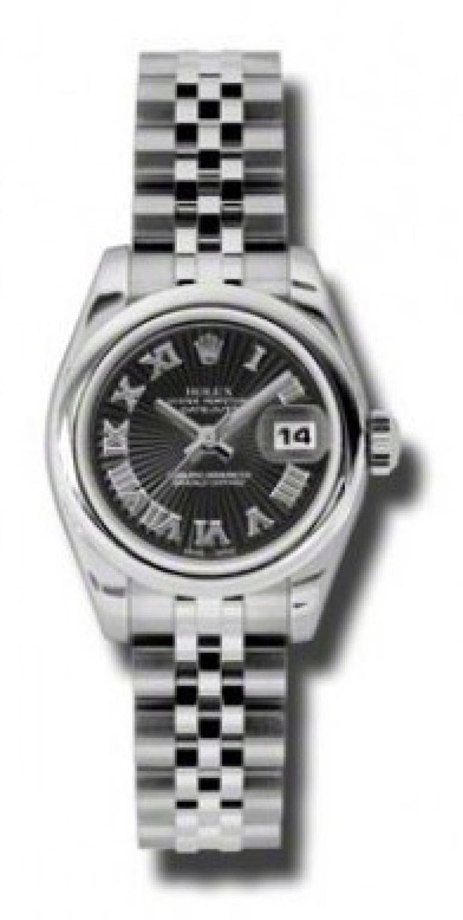 Rolex 179160 bksbrj Datejust Ladies 26mm Steel - фото 1