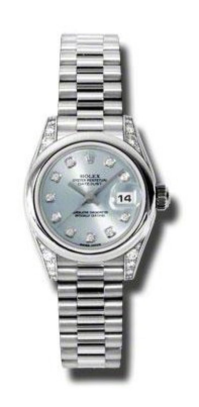 Rolex 179296 gbdp Datejust Ladies 26mm Platinum - фото 1