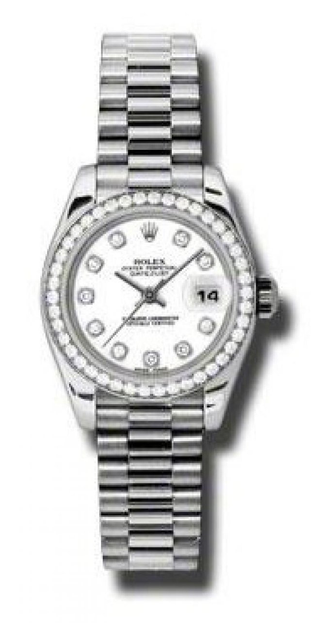 Rolex 179136 wdp Datejust Ladies 26mm Platinum - фото 2