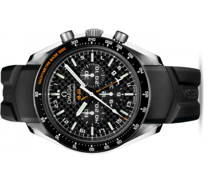 Omega 321.92.44.52.01.001 Speedmaster HB-Sia co-axial GMT chronograph numbered edition - фото 2