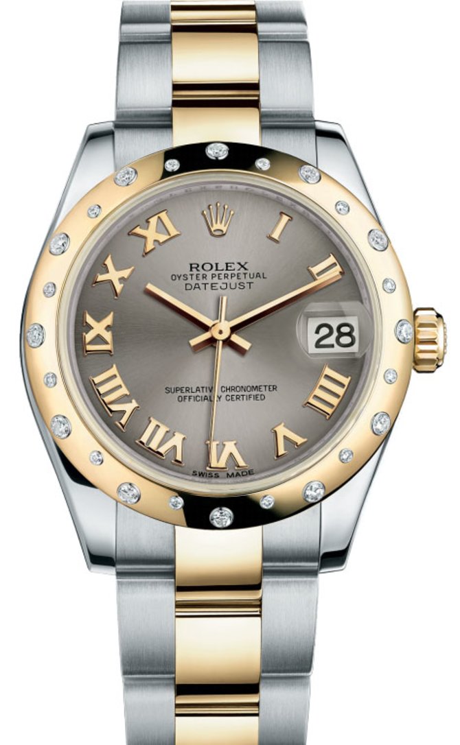 Rolex 178343 gro Datejust 31mm Steel and Yellow Gold 