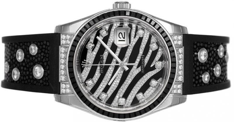 Женские часы 36mm White Gold (116199-SANR) - купить в Украине по