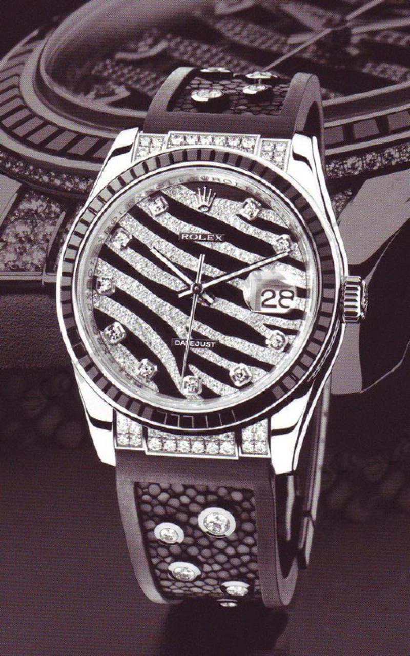 Женские часы 36mm White Gold (116199-SANR) - купить в Украине по