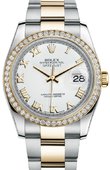 Rolex Datejust 116243 wro 36mm Steel and Yellow Gold