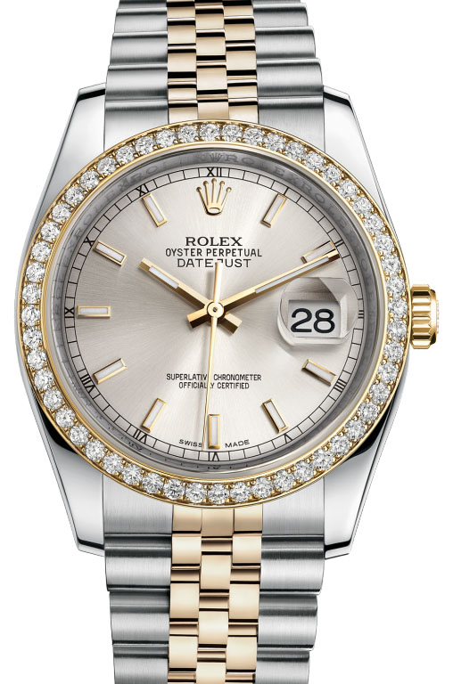 116243 sij Rolex 36mm Steel and Yellow Gold Datejust