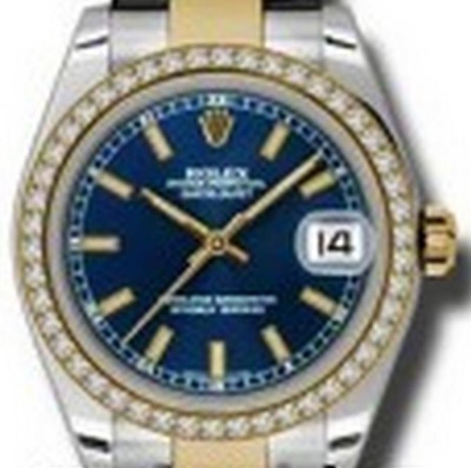 Rolex 178383 blij Datejust 31mm Steel and Yellow Gold  - фото 2
