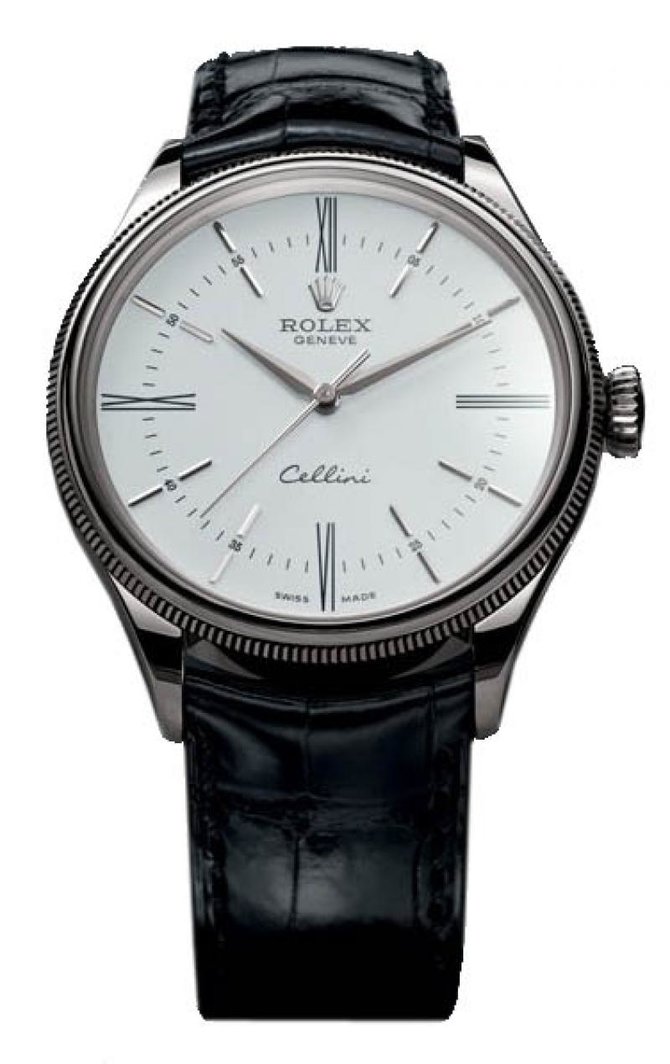 Rolex 50509 white dial Cellini Time - фото 1