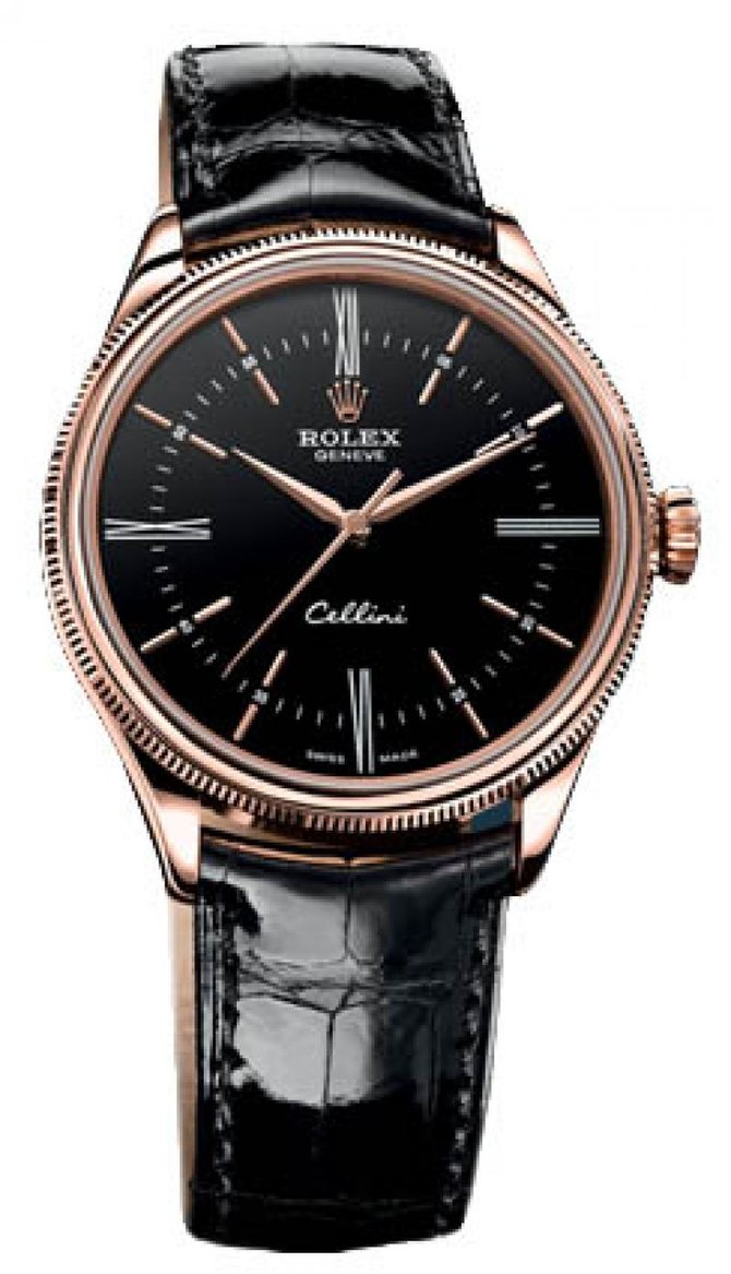 Rolex 50505 black dial Cellini Time