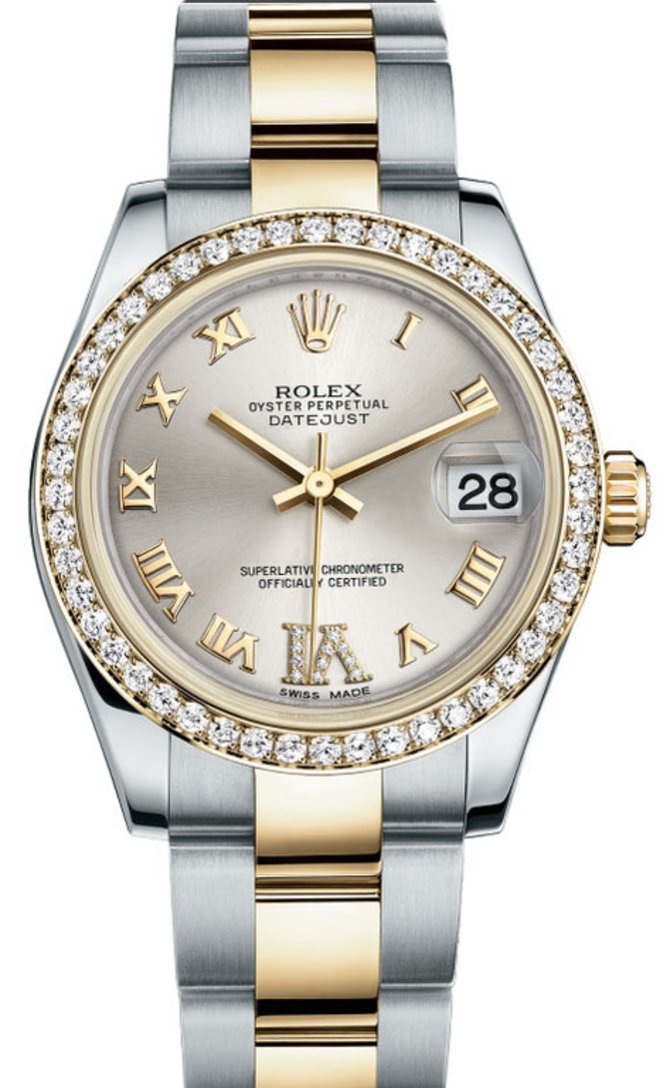 Rolex 178383 sdro Datejust 31mm Steel and Yellow Gold 