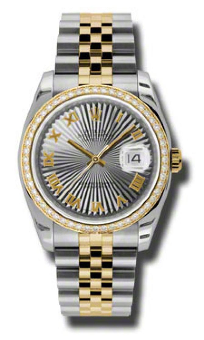 Rolex 116243 gsbrj Datejust 36mm Steel and Yellow Gold - фото 1