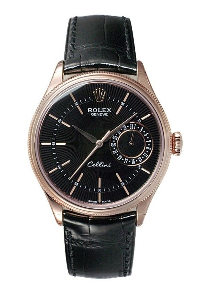 Rolex 50515 black dial Cellini Date - фото 1