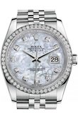 Rolex Datejust 116244 White MOP D 36mm Steel and White Gold