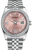 Rolex Datejust 116244-pwdaj 36mm Steel and White Gold