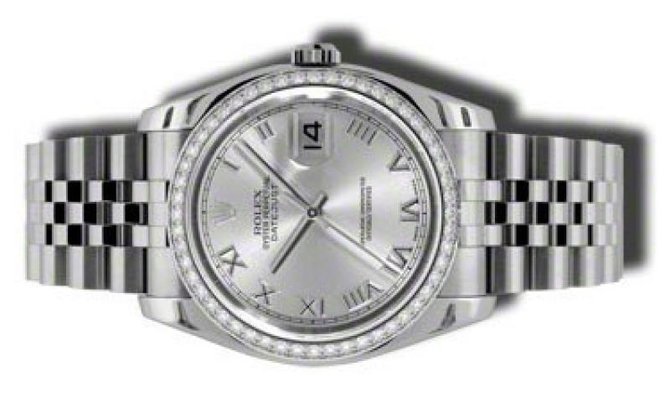 Rolex 116244-srj Datejust 36mm Steel and White Gold - фото 2