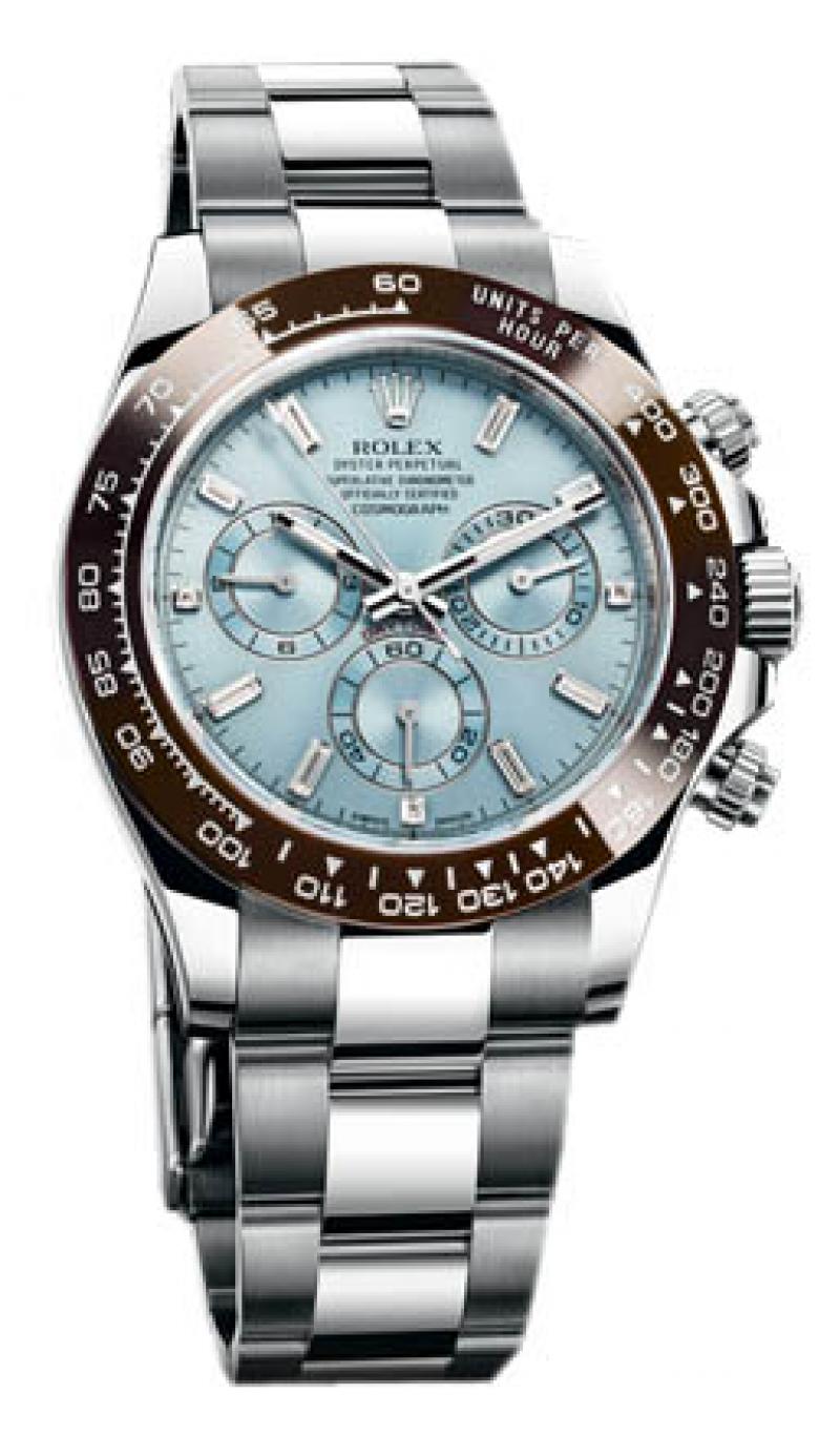 116506 blue diamond dial Rolex Platinum Daytona