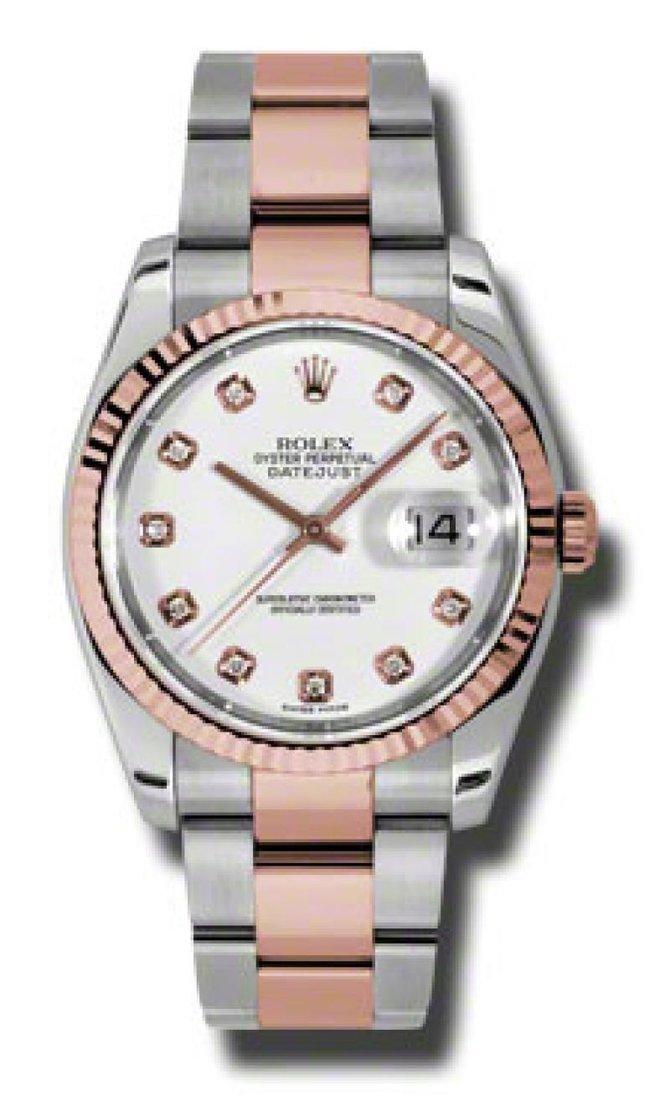 Rolex 116231 wdo Datejust 36mm Steel and Everose Gold - фото 1